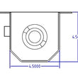 Load image into Gallery viewer, Canton Canton 80-200C Aluminum Expansion Fill Tank, Universal 1.75 Qt. Chamfered Style 80-200C - Installation View