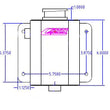 Load image into Gallery viewer, Canton Canton 80-200C Aluminum Expansion Fill Tank, Universal 1.75 Qt. Chamfered Style 80-200C - Additional View 5