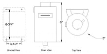 Load image into Gallery viewer, Canton Canton 80-200R Aluminum Expansion Fill Tank Universal 2.5 Qt. Round Style 80-200R - Additional View 5