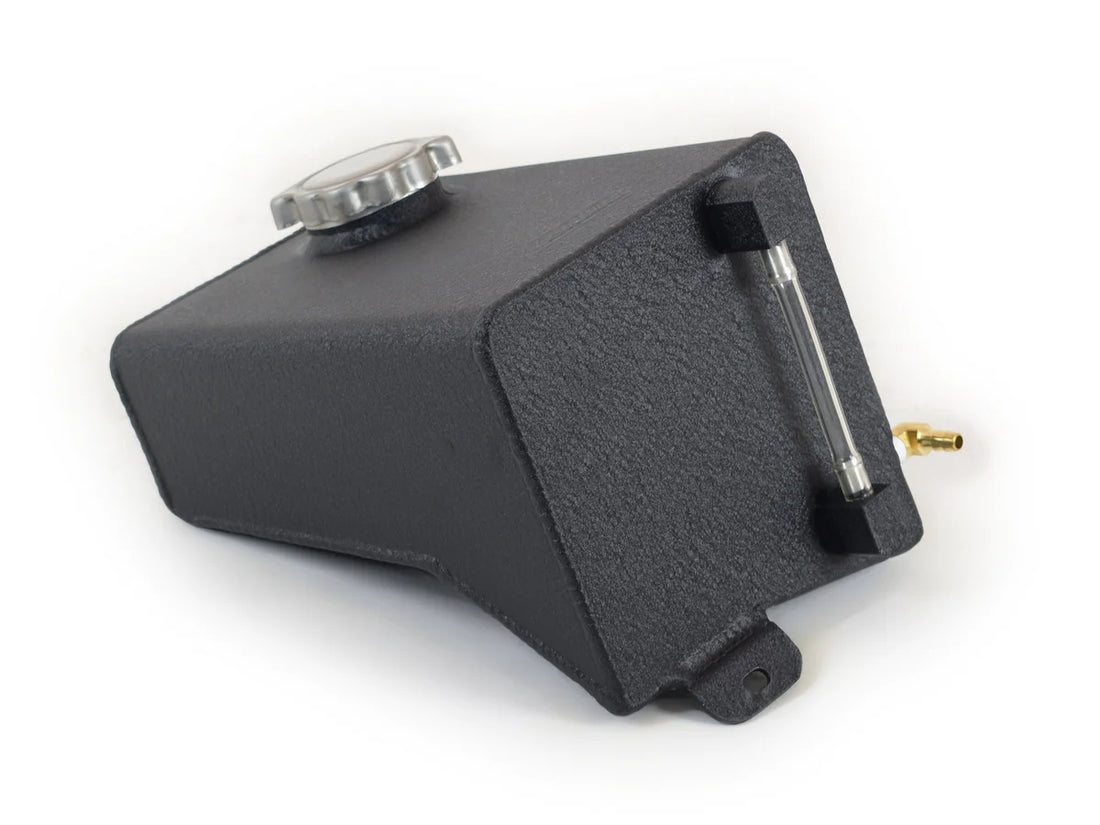 Canton Canton 80-218BLK Aluminum Expansion Tank For 78-88 GM G Body Black Powdercoat 80-218BLK - Side View
