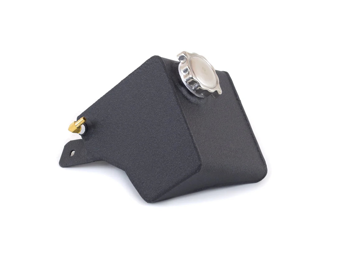 Canton Canton 80-223BLK Aluminum Expansion Tank For 82-92 GM F Body Black Powdercoat 80-223BLK - Side View