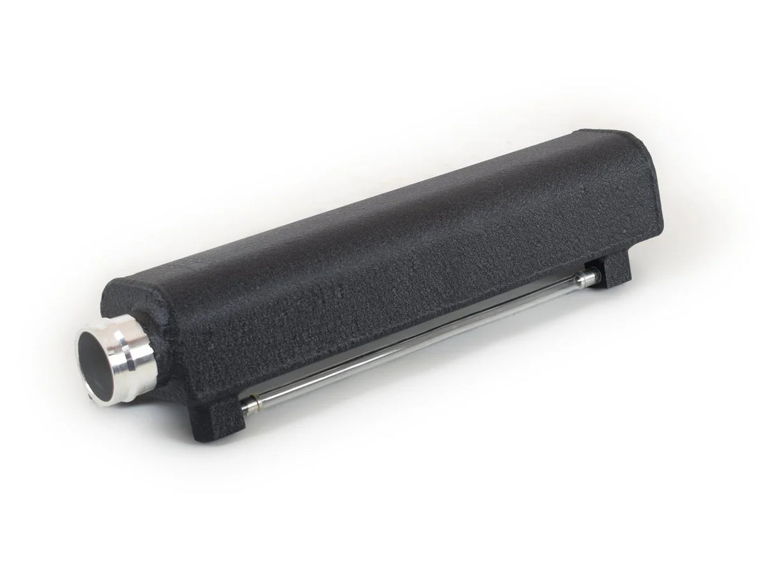 Canton Canton 80-230BLK Aluminum Expansion Tank For 1987-1993 Mustang Black Powdercoat 80-230BLK - Side View