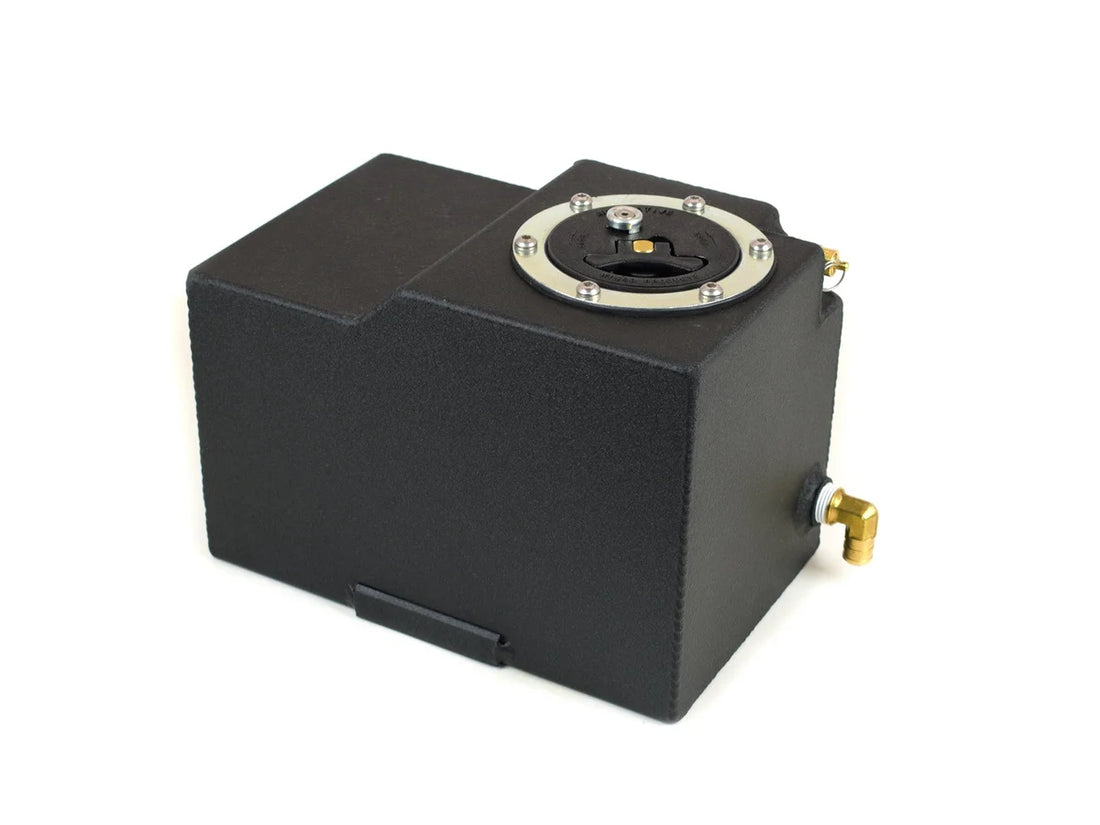 Canton Canton 80-235NDBLK Supercharger Tank 1996-2004 Mustang Battery Box Style Black 80-235NDBLK - Back View
