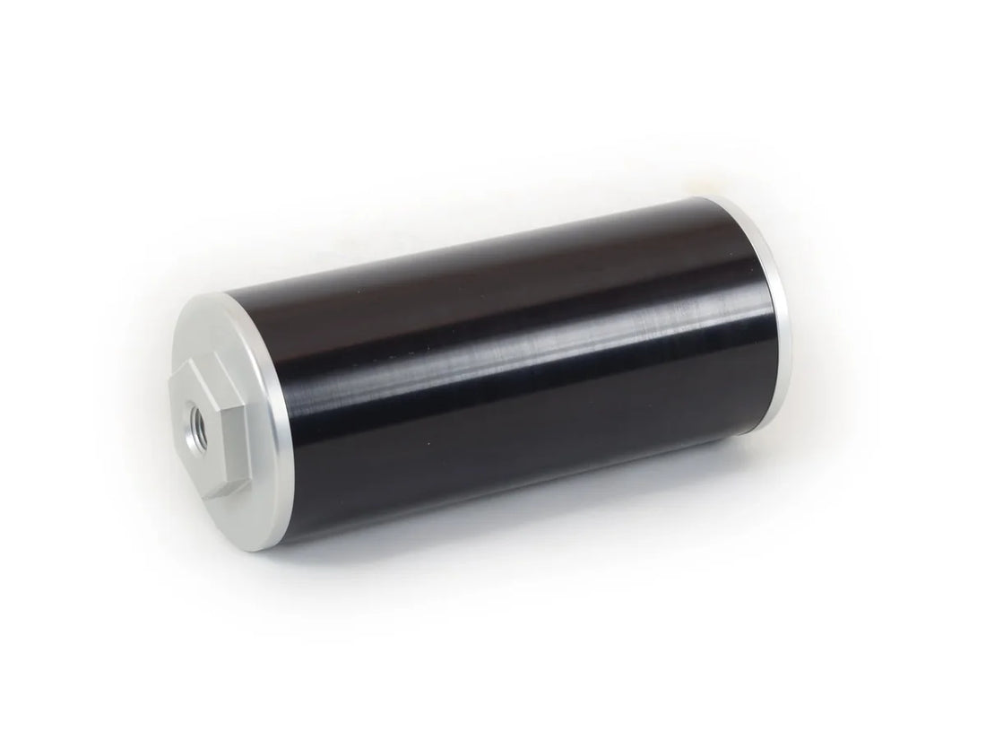 Canton Canton 80-250 Aluminum Overflow Catch Tank Billet Aluminum Black Finish 80-250 - Installation View
