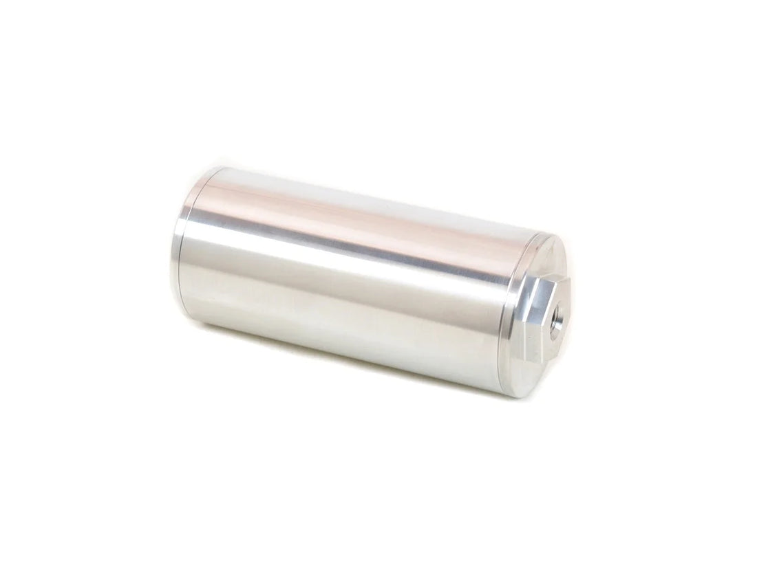 Canton Canton 80-251 Aluminum Overflow Catch Tank Billet Aluminum Raw Finish 80-251 - Side View