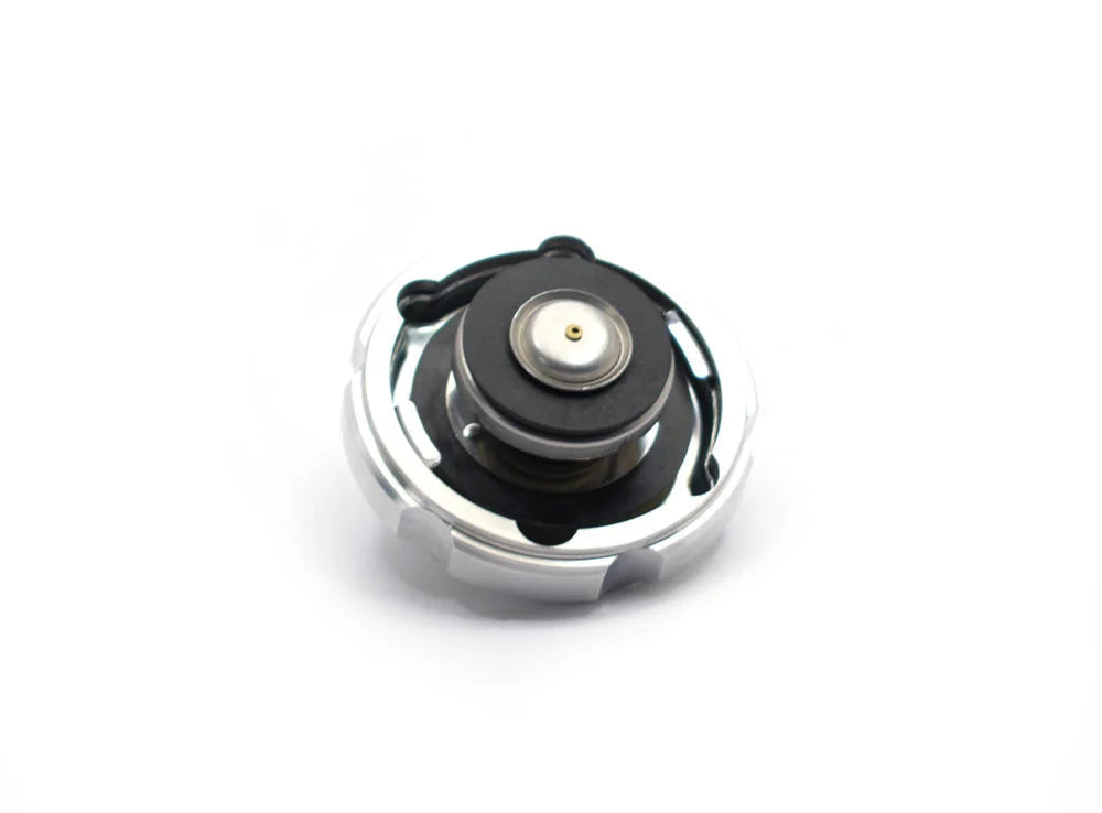 Canton Canton 81-216 Cap 16 psi Billet Aluminum Scalloped Cap 81-216 - Side View