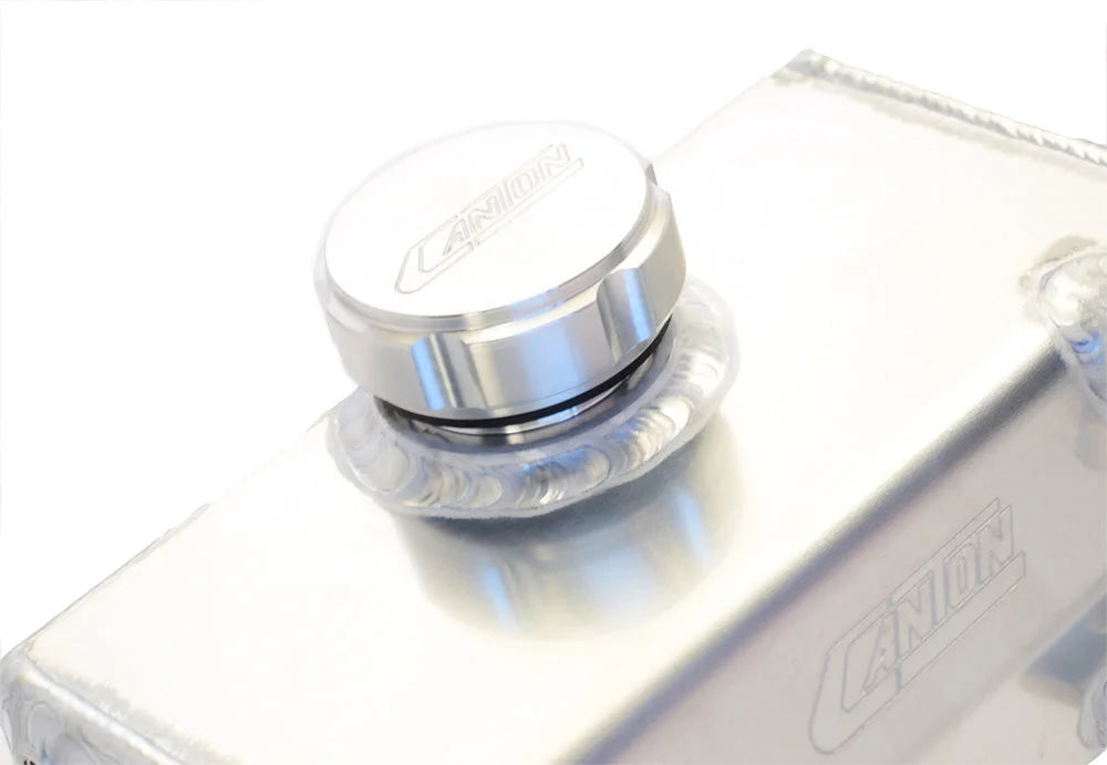 Canton Canton 81-247 Aluminum Coolant Cap Billet Scalloped Style Mustang 2015 and Newer 81-247 - Back View