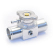 Load image into Gallery viewer, Canton Canton 81-306 Aluminum Inline Coolant Acc Tube 1.5 Inch Hose Mini Fill Neck 81-306 - Back View