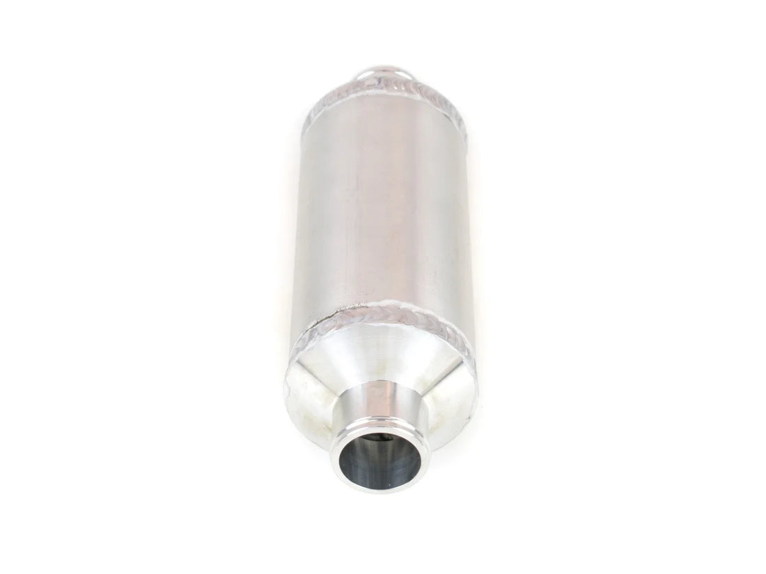 Canton Canton 82-160 Aluminum Tube Heat Exchanger 3 Inch Diameter 6 Inch Long 82-160 - Side View
