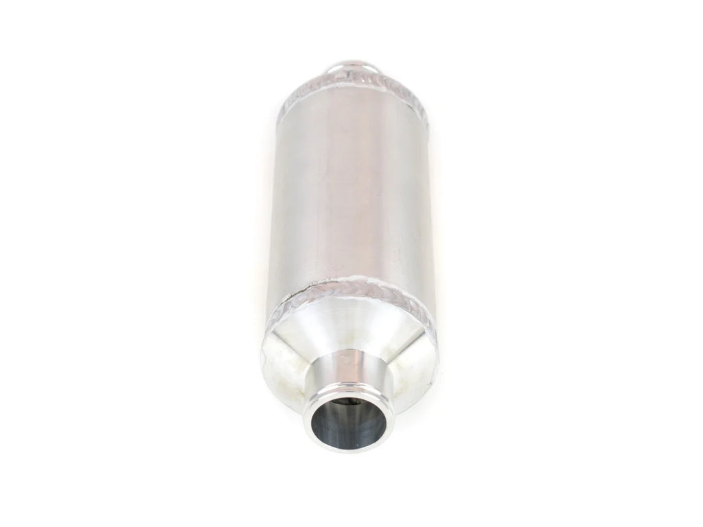 Canton Canton 82-160 Aluminum Tube Heat Exchanger 3 Inch Diameter 6 Inch Long 82-160 - Side View