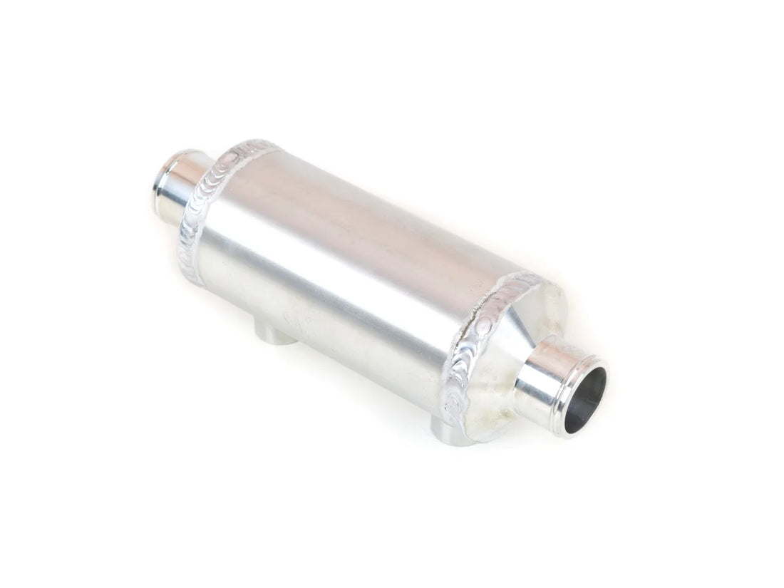 Canton Canton 82-160 Aluminum Tube Heat Exchanger 3 Inch Diameter 6 Inch Long 82-160 - Back View