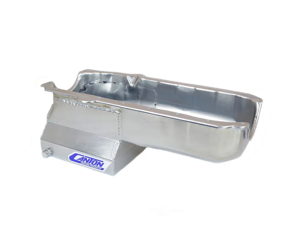 Canton Canton Oil Pan Deep T Sump Drag Race Pan 13-120 fits Pre-1980 Chevy Small Block - Main Product View
