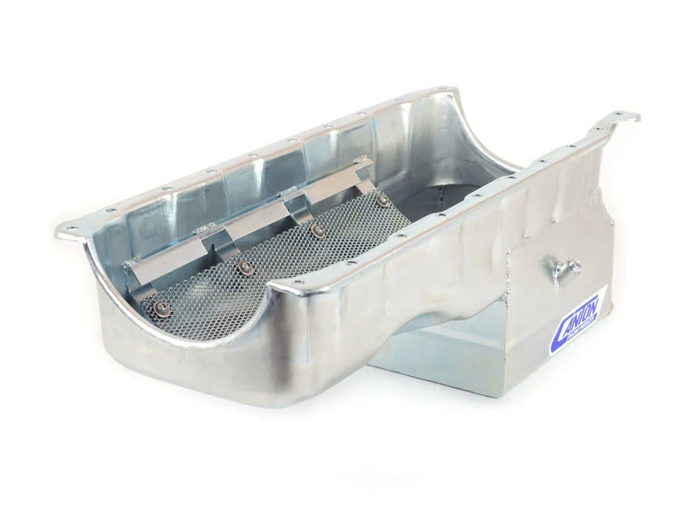 Canton Canton Oil Pan Drag Race Pan 1 Piece Seal 13-330T fits Chevy Big Block Mark 5 - Installation View