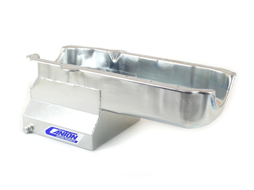 Canton Canton Oil Pan Drag Race T Sump Pan 13-100 fits Pre-1980 Chevy Small Block - Main Product View