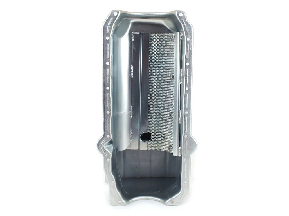 Canton Canton Oil Pan Drag Race T Sump Pan 13-100 fits Pre-1980 Chevy Small Block - Side View
