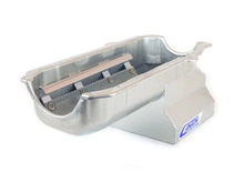 Load image into Gallery viewer, Canton Canton Oil Pan Drag Race T Sump Pan 13-100 fits Pre-1980 Chevy Small Block - Installation View