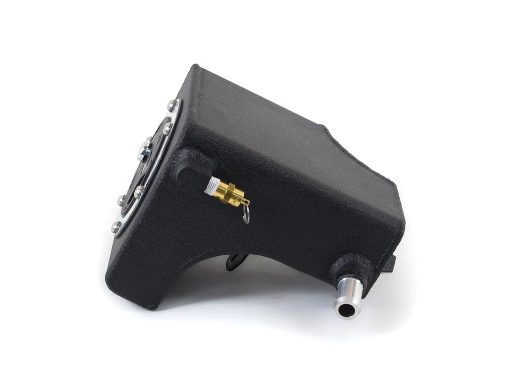 Canton Mustang GT500 Supercharger Tank With Fuel Style Cap 11-14 Black Powder Coat 80-246GTBLK - Side View