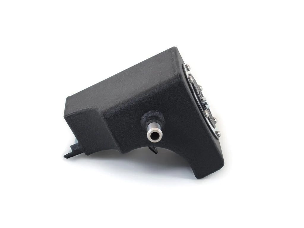 Canton Mustang GT500 Supercharger Tank With Fuel Style Cap 11-14 Black Powder Coat 80-246GTBLK - Back View