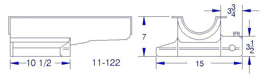 Canton Oil Pan 10.5" Circle Track Long Sump 11-122 fits Chevrolet Small Block G Body - Additional View 5