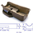 Load image into Gallery viewer, Canton Oil Pan 15-766 Rear T Sump Road Race Pan fits Ford 429 460 Cobra - Installation View
