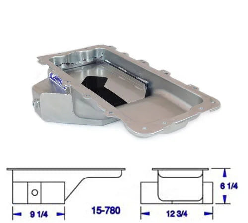 Canton Oil Pan 15-780 Street Rear T Sump Pan fits Ford 4.6L 5.4L - Additional View 5