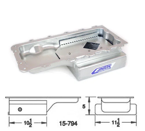 Canton Oil Pan 15-794 Kit Car Road Race Shallow T Sump Pan fits Ford 4.6L 5.4L - Additional View 5