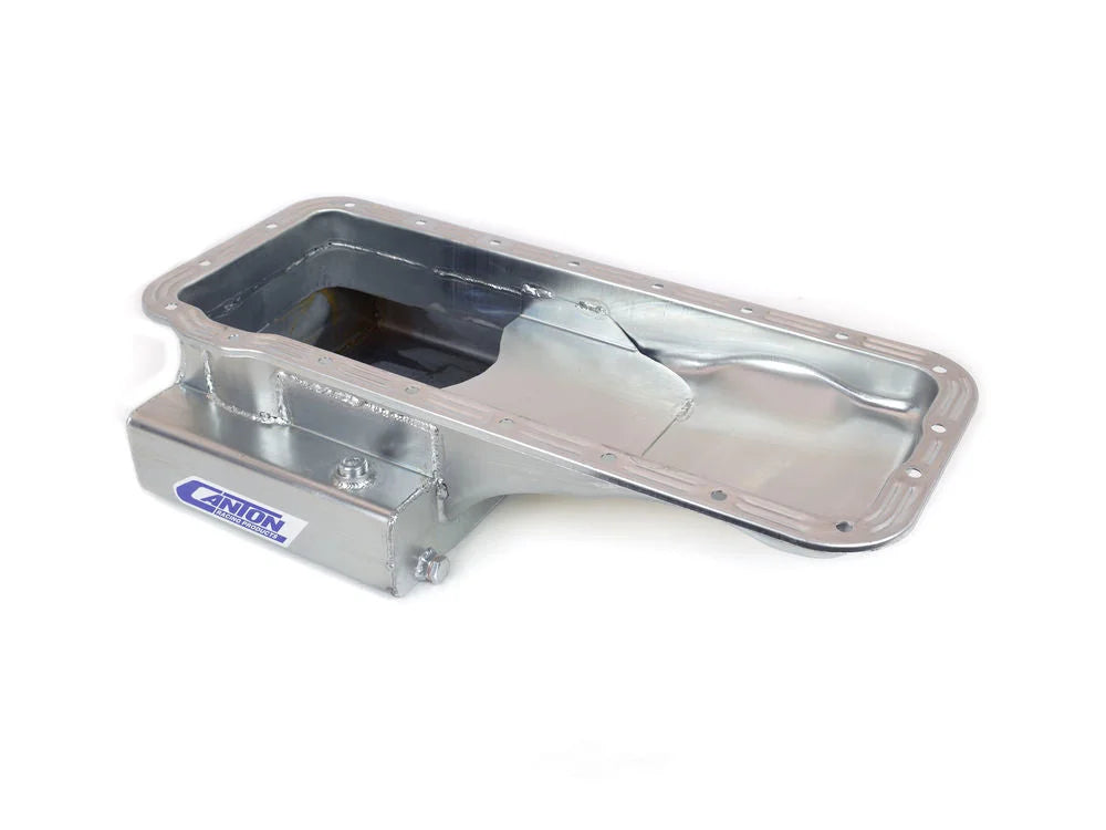 Canton Oil Pan 15-810 High Capacity Front T Sump Street Pan fits 1965-1991 Ford / Lincoln / Mercury - Main Product View