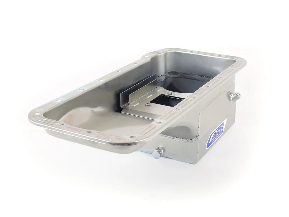 Canton Oil Pan 15-850 Deep Front Sump Street Pan fits 1965-1991 Ford / Lincoln / Mercury - Back View