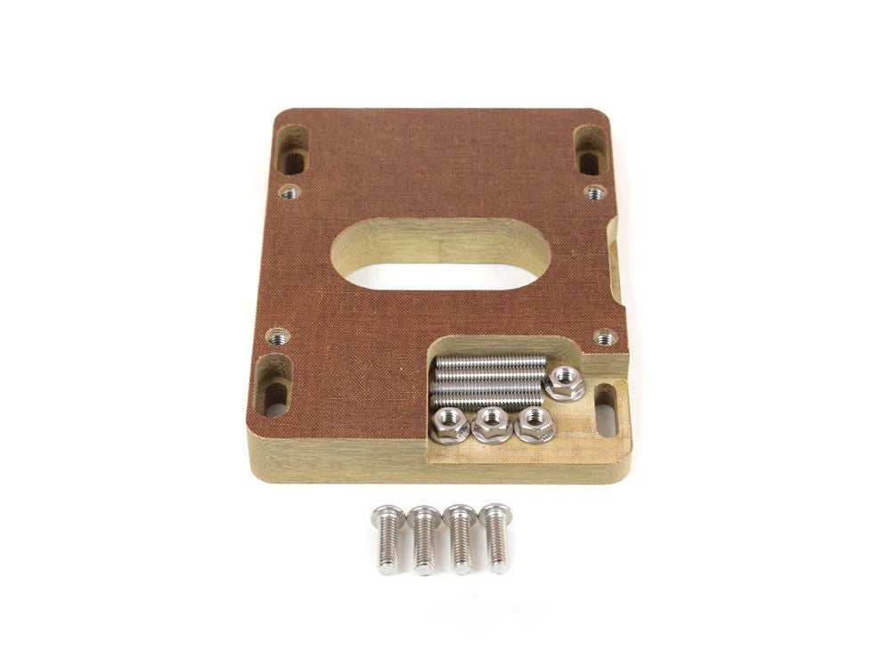 Canton Phenolic Carburetor Adapter For Holley 2BBL / 4BBL Open 1 Inch 85-060S - Main Product View