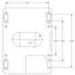 Load image into Gallery viewer, Canton Phenolic Carburetor Adapter For Holley 2BBL / 4BBL Open 1 Inch 85-060S - Side View