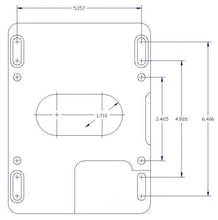 Load image into Gallery viewer, Canton Phenolic Carburetor Adapter For Holley 2BBL / 4BBL Open 1 Inch 85-060S - Side View