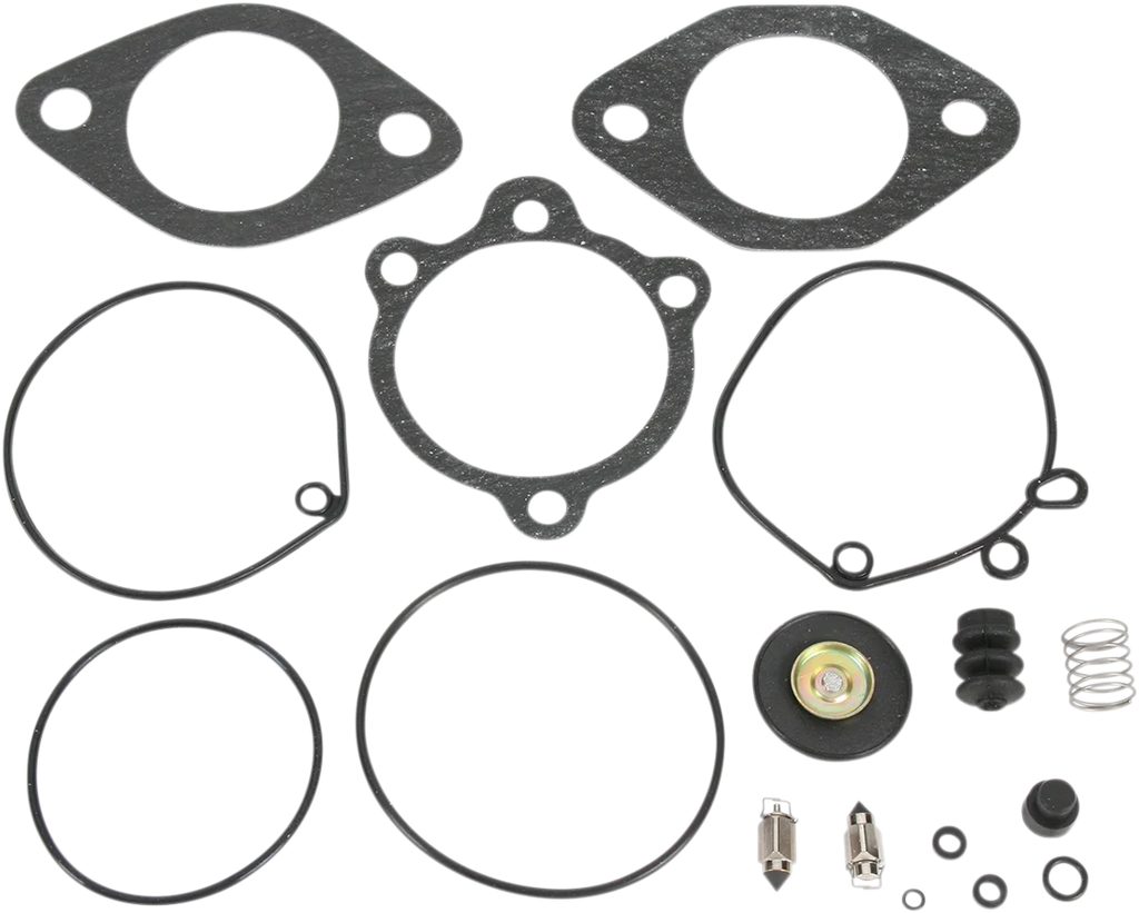 Carburetor Rebuild Kit - Keihin DragSpecialties 27006-76A-PBLB1 - Side View