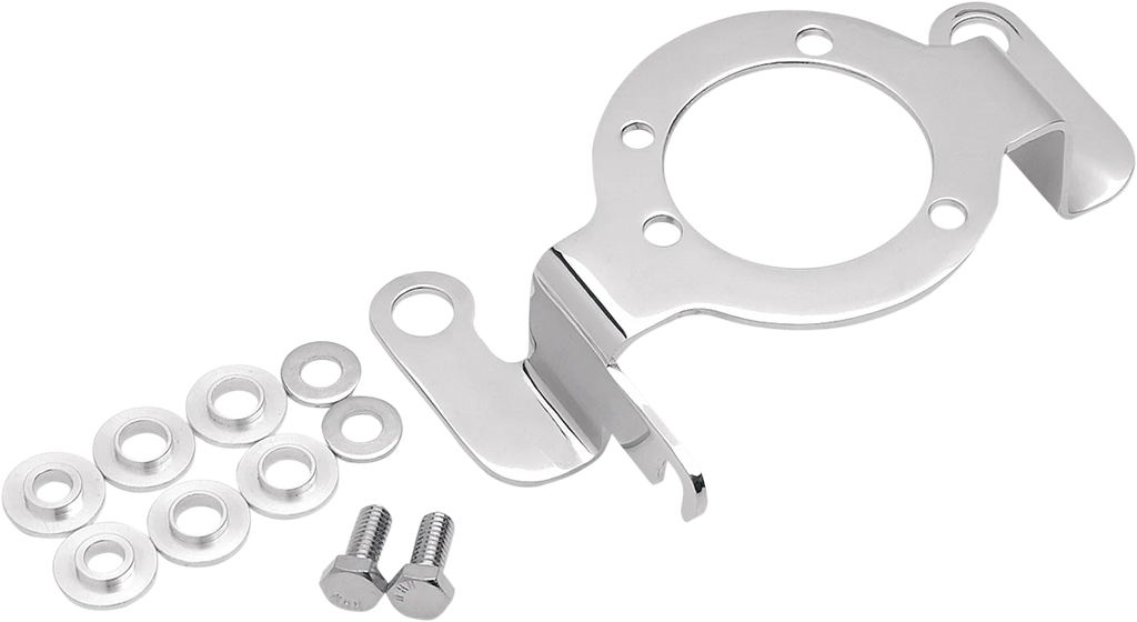 Carburetor Support Bracket with Choke Cable Mount DragSpecialties 120074-BC3 - Main Product View