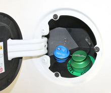 Load image into Gallery viewer, Carli 14-18 Ram 1500/2500/3500 Anodized Fuel Cap - Back View