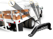 Load image into Gallery viewer, Carr 10&quot; Grab Handle; Bolt On; Cast Aluminum; XP3 Black Powder Coat; Single 200031 - Back View