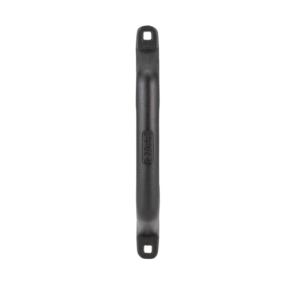 Carr 10" Grab Handle; Bolt On; Cast Aluminum; XP3 Black Powder Coat; Single 200031 - Front View