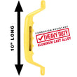 Load image into Gallery viewer, Carr 10" Grab Handle; Bolt On; Cast Aluminum; XP7 Safety Yellow; Single 200037 - Side View