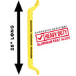 Load image into Gallery viewer, Carr 20" Grab Handle; Bolt On; Cast Aluminum; XP7 Safety Yellow; Single 200047 - Side View