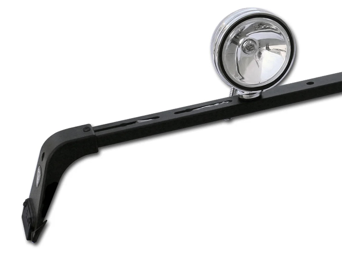 Carr Deluxe Light Bar; XP3 Black Powder Coat 210341 - Side View