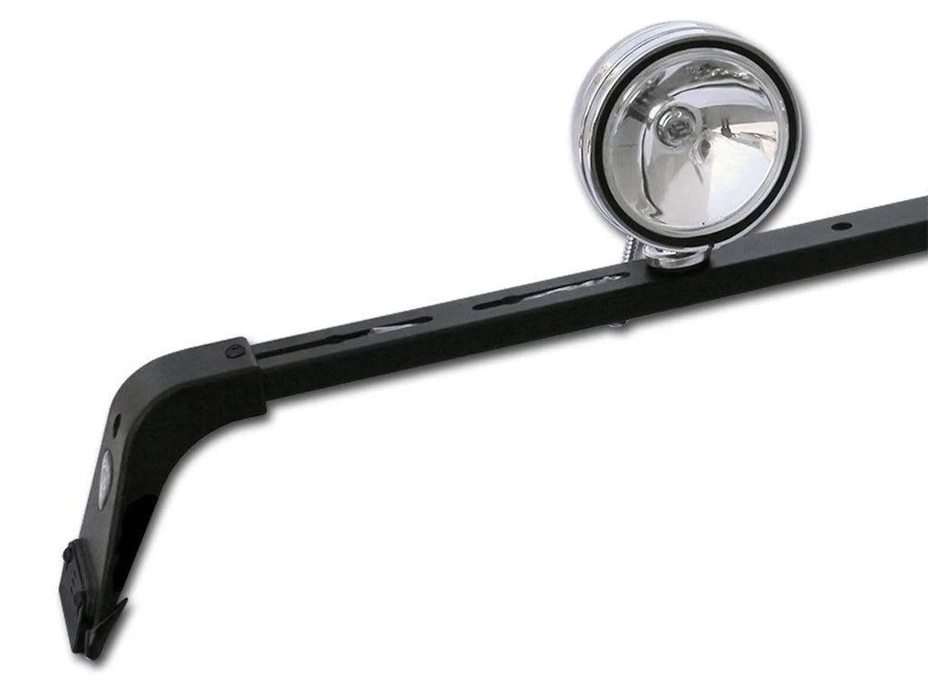 Carr Deluxe Light Bar; XP3 Black Powder Coat 210341 - Side View