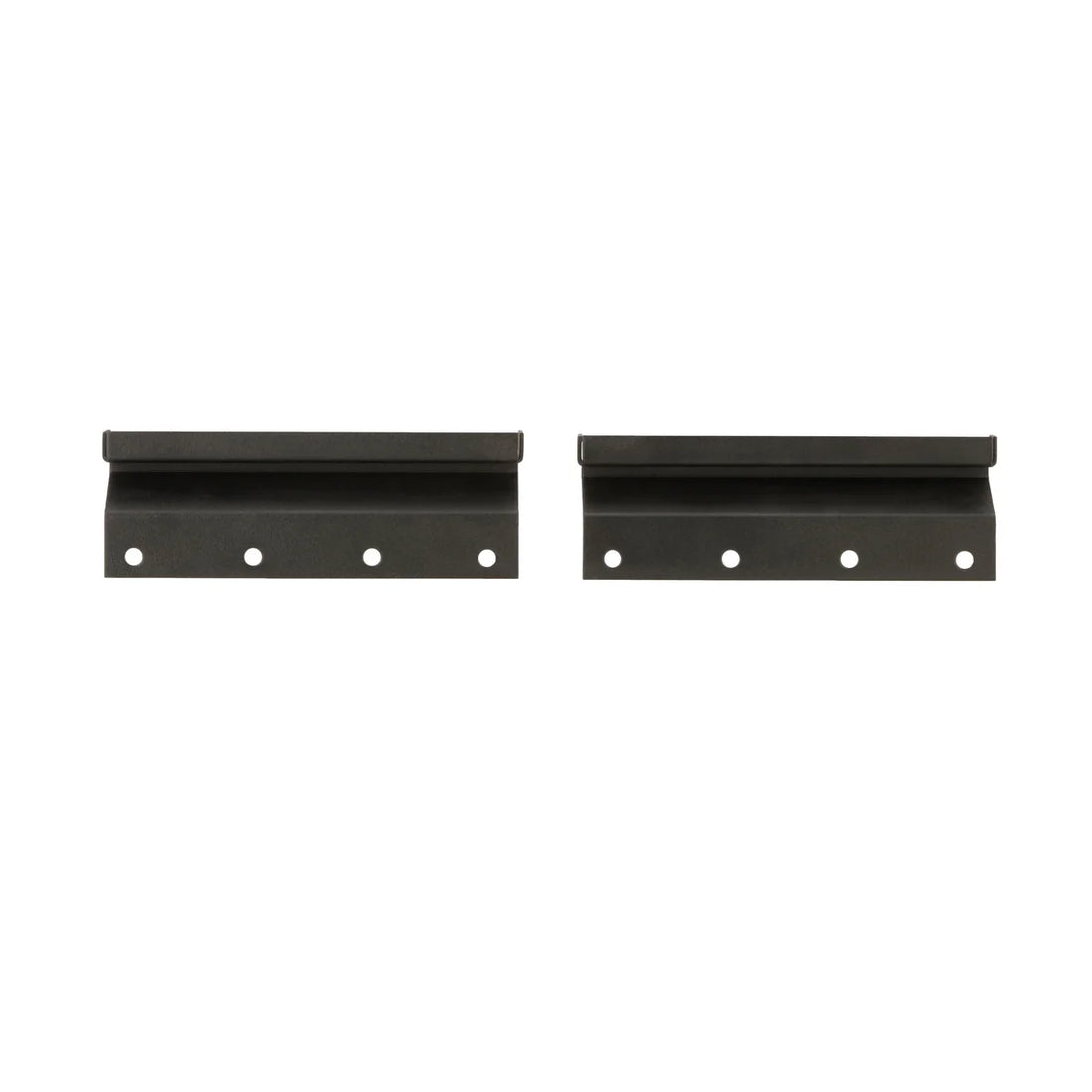 Carr Gutter-less Mount Kit; XP3 Black Powder Coat fits 2000-2018 Chevrolet / Dodge / GMC - Check Fitment Details - Front View
