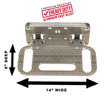 Load image into Gallery viewer, Carr HD Mega Step; Flat Mount; Non LED Step Surface; XM3 Polished; Single 194002 - Side View