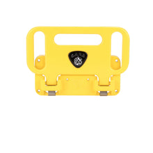 Load image into Gallery viewer, Carr HD Mega Step Hitch Mount; Non-LED Step Surface; XP7 Safety Yellow; Single - Front View