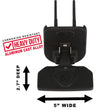 Load image into Gallery viewer, Carr HD Universal Hitch Step; Fits 2 in. Receiver; Black; Blank; Single 183012 - Side View