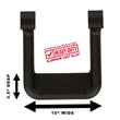 Load image into Gallery viewer, Carr HOOP II; Assist / Side Step; XP3 Black Powder Coat; Pair fits 1981-1998 Ford Bronco / F-100 / F-150 / F-250 / F-250 H...