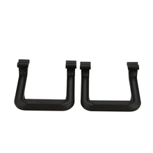 Load image into Gallery viewer, Carr HOOP II; Assist/Side Step; XP3 Black Powder Coat; Pair - Front View