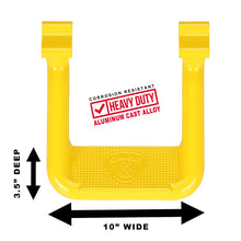 Load image into Gallery viewer, Carr HOOP II; Assist/Side Step; XP7 Safety Yellow Powder Coat; Pair 104997 - Side View