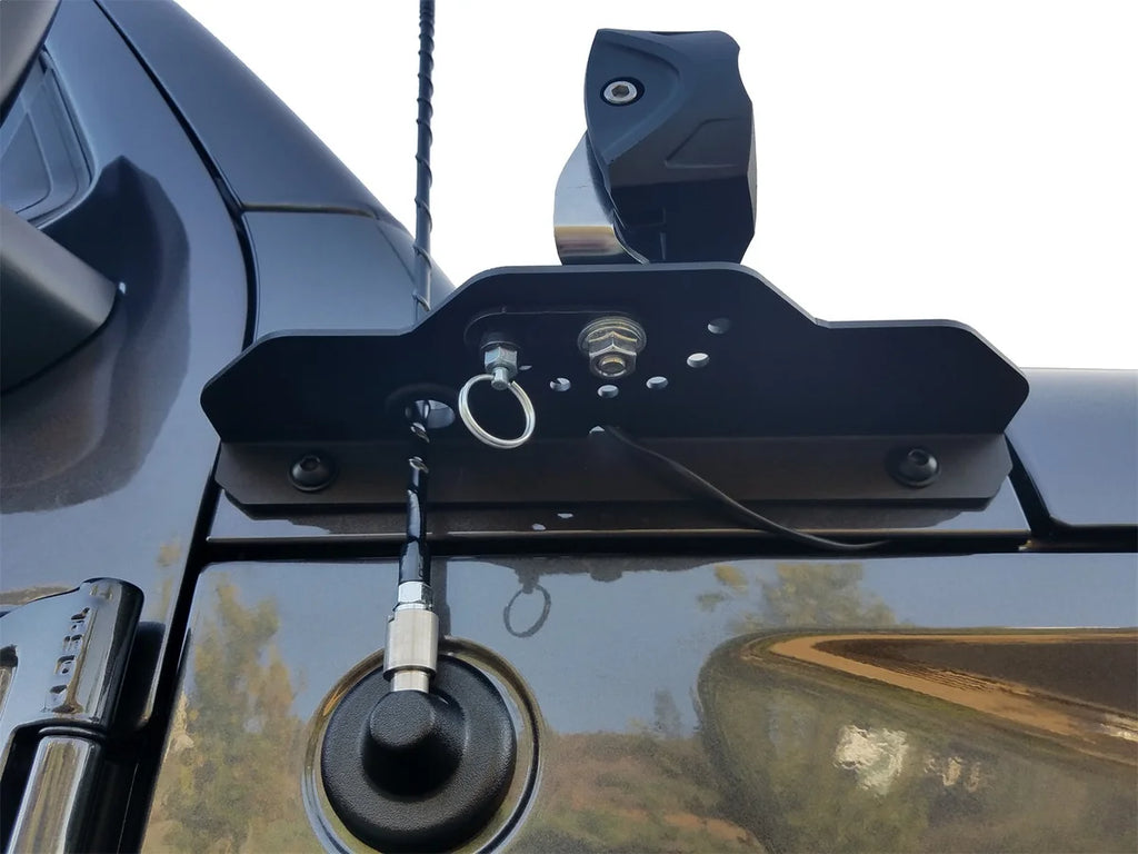 Carr JL 180 Degree Light Mount Brackets; XP3 Black; (Driver/Pass Side Mtg Brkts) 210291 - Installation View