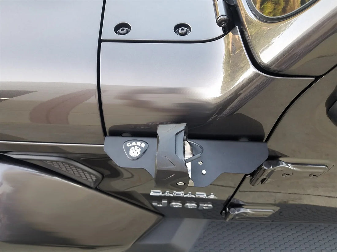 Carr JL 180 Degree Light Mount Brackets; XP3 Black; (Driver/Pass Side Mtg Brkts) 210291 - Side View