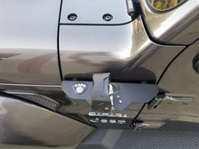 Load image into Gallery viewer, Carr JL 180 Degree Light Mount Brackets; XP3 Black; (Driver/Pass Side Mtg Brkts) 210291 - Side View